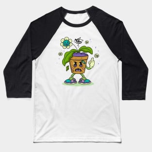 ANGRY PLANT Baseball T-Shirt